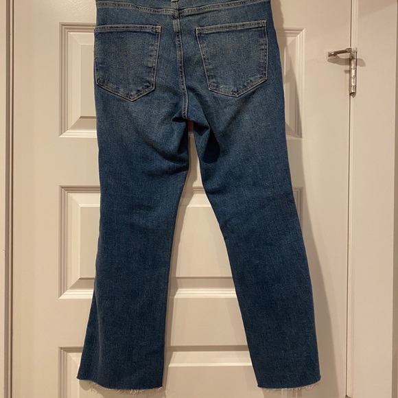 NWT POPSUGAR Kick Flare Jeans w/ Raw Bottom Hem - Picture 7 of 16